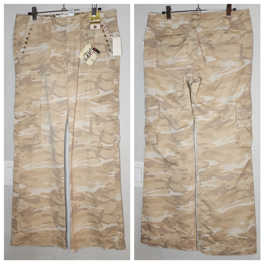 Old Navy Tan Camouflage Cargo Pants